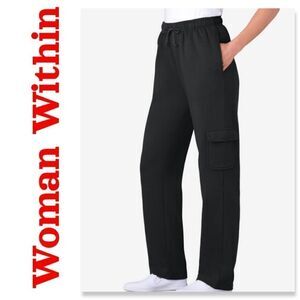 New Woman Within Better Fleece Cargo Sweatpant